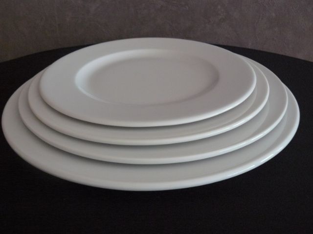 assiette plate et creuse
